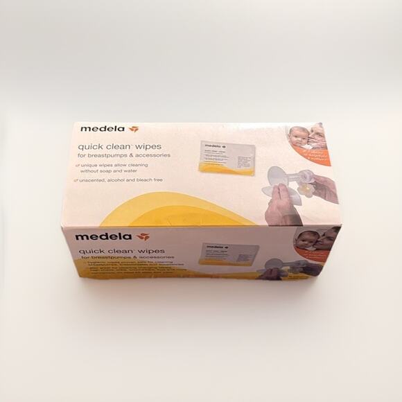 Medela Quick Clean Breast Pump Wipes – 40 Individually Wrapped - Picture 1 of 9